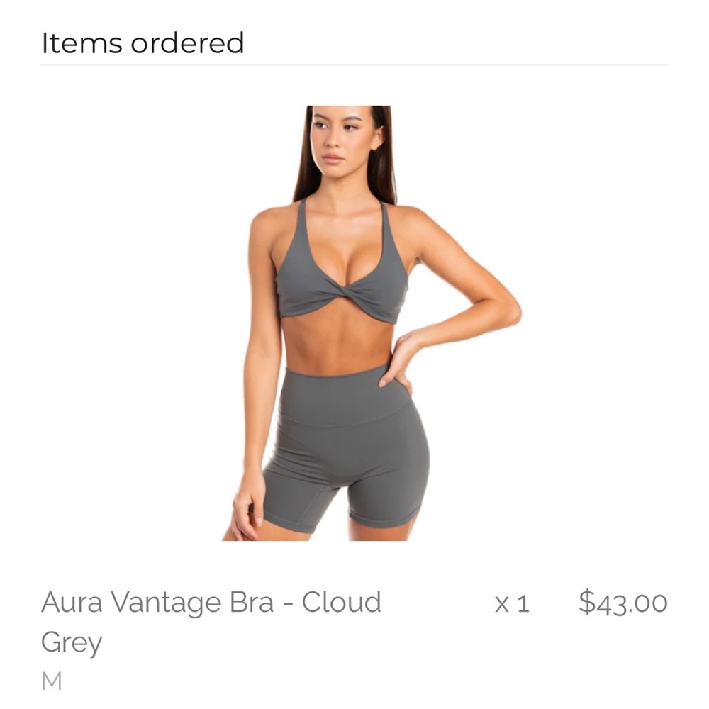 Elite Eleven Aura Vantage Bra size Medium